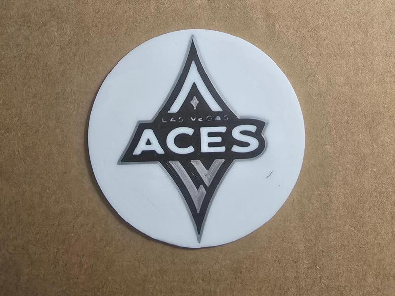 COASTER MASTER INSERT - WNBA LAS VEGAS ACES
