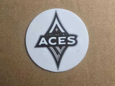 COASTER MASTER INSERT - WNBA LAS VEGAS ACES
