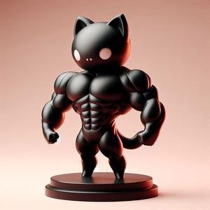Hello Kitty Strong - 3D Figure Without Bow
