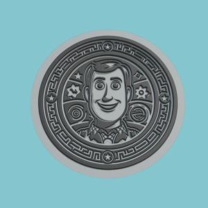 Toy Story Movie Medallion  Toy Story 3d  Model Stl Obj