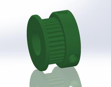 PARAMETRIC GT2 PULLEY 30T 10MM - STL