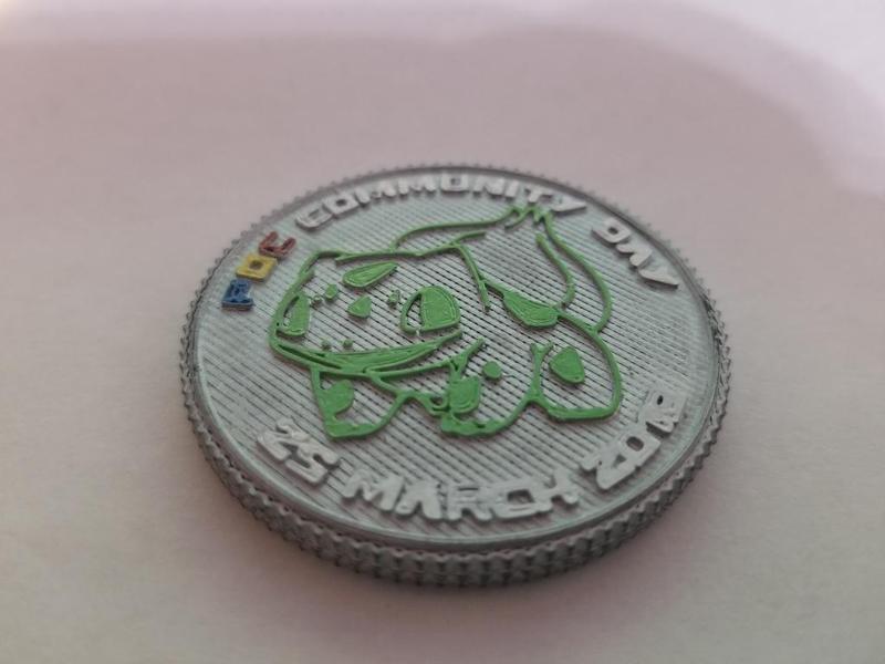 Pokemon Go Community Day #3 coin - Bulbasaur 