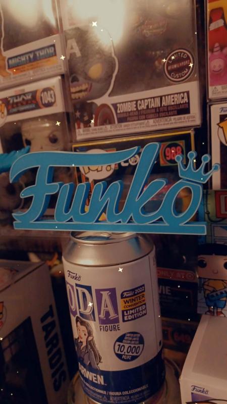 Funko Logo Sign With outline / Funko pop decor