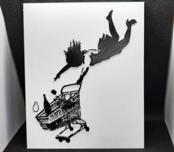 Banksy's Shop Until You Drop - 2 Color w/filament change (1 at a time)