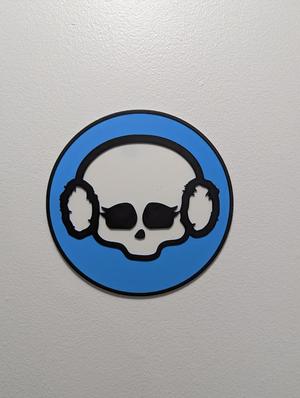 Monster High Abbey Skullette Bordered Wall Plaque Raised