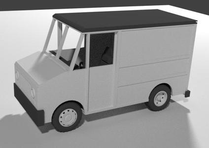1/18 scale Step Van
