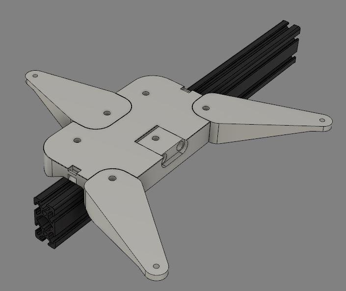 Tevo Tarantula 3 wheels bed support