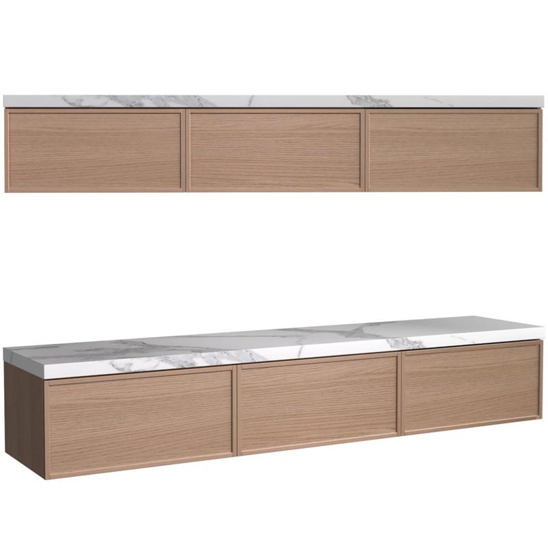 Modern style TV cabinet. Wall mounted TV cabinet