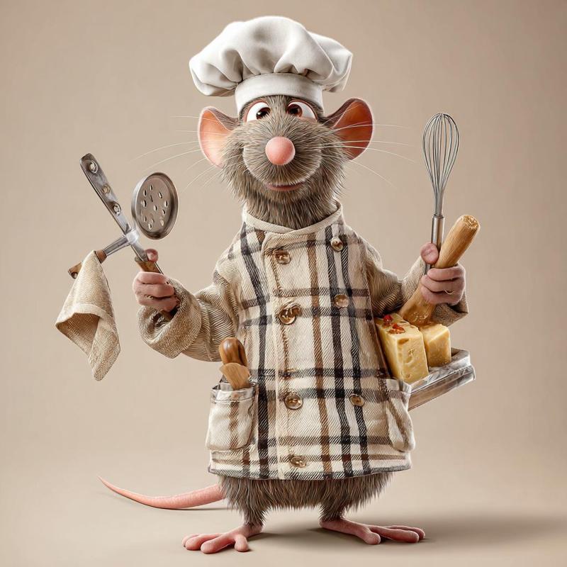 👨‍🍳🐭 Remy Gourmet – Culinary Rodent Collector's Edition (One-Piece STL)
