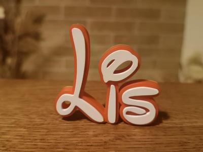 Disney Name Sign Lis Kid Room