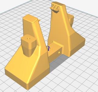 Volcano Bowden mount for CTC Duplicator