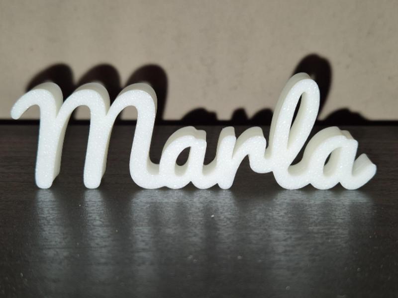 Marla Name Sign Display Decor