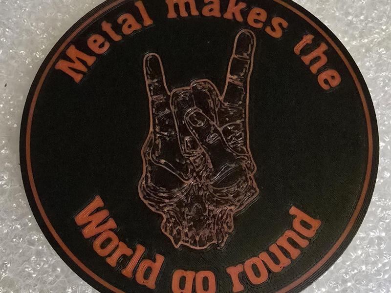 Metal Makes the World Go Round Tag