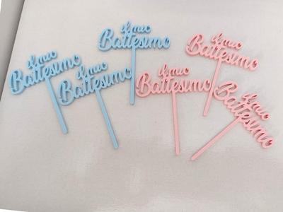 Baptism Cake Topper