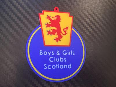 Boys & Girls Clubs of Scotland Logo Keychain