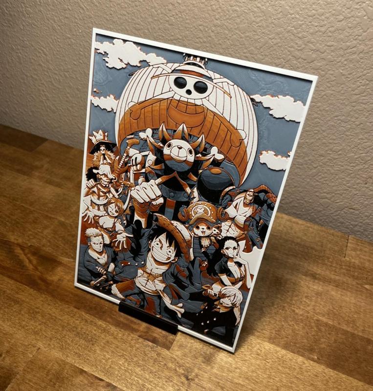 One Piece - Straw-hat Pirates with Thousand Sunny