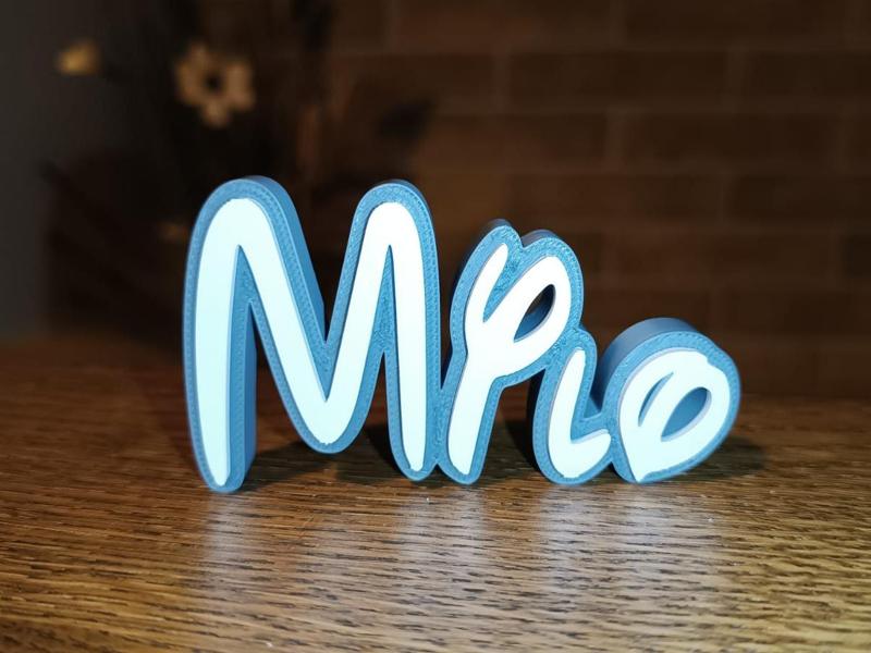 Disney Name Sign Mylo Kid Room Wall Decor Tag 