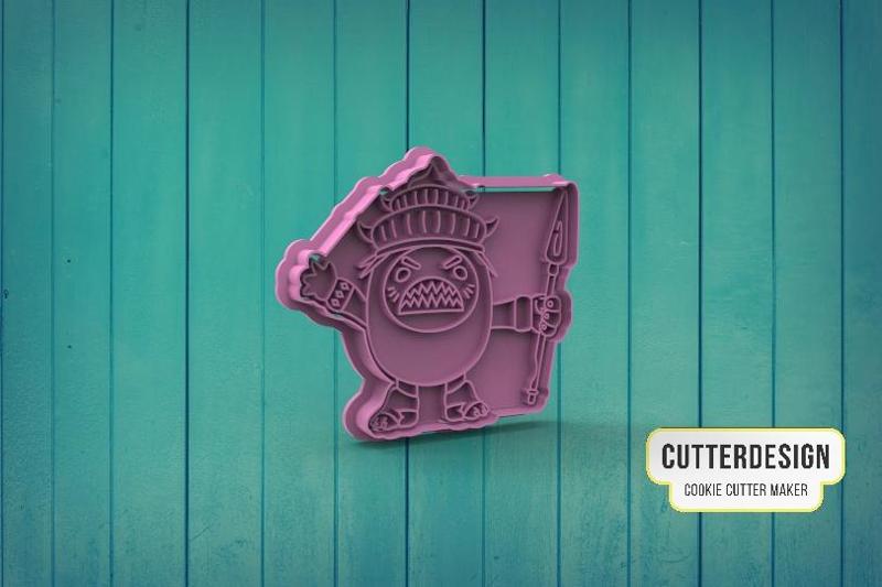 Kakamora Moana Coconut Monster Cookie Cutter