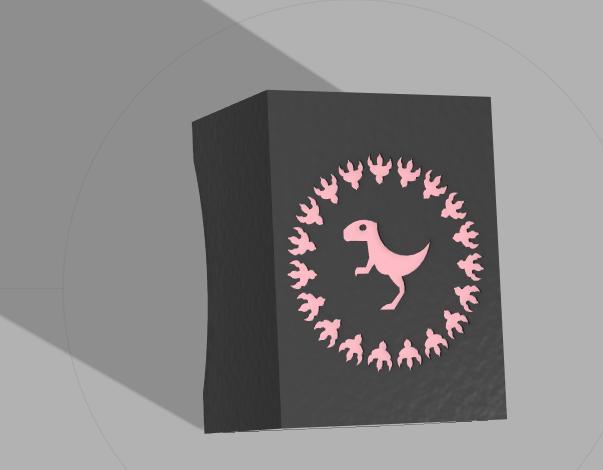 Dinosaur deck box
