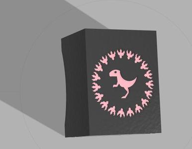 Dinosaur deck box