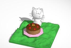 hello kitty and cake