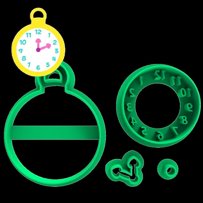 CLOCK CUTTER – ALICE IN WONDERLAND – 5cm