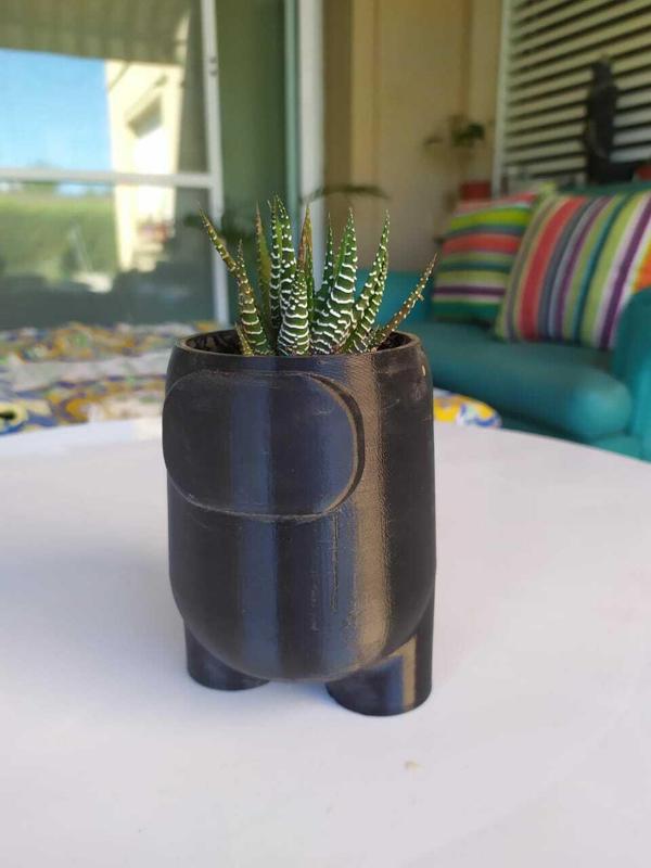 AMONG US STOPPED POT (pencil pot) FLOWERPOT JAR