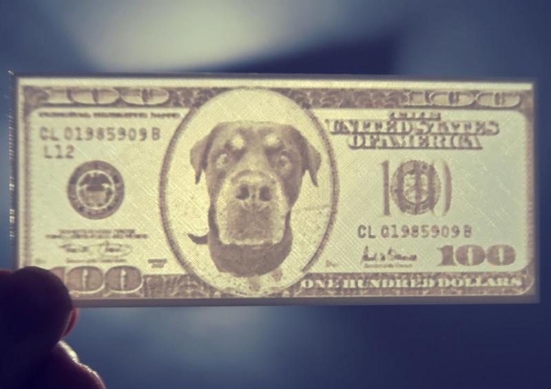 Billete ENIA LITHOPHANE