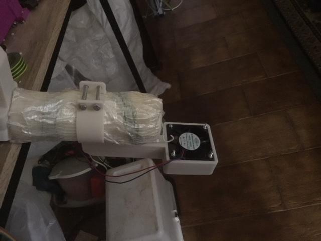 Filament Cooler for Filastruder V2.0