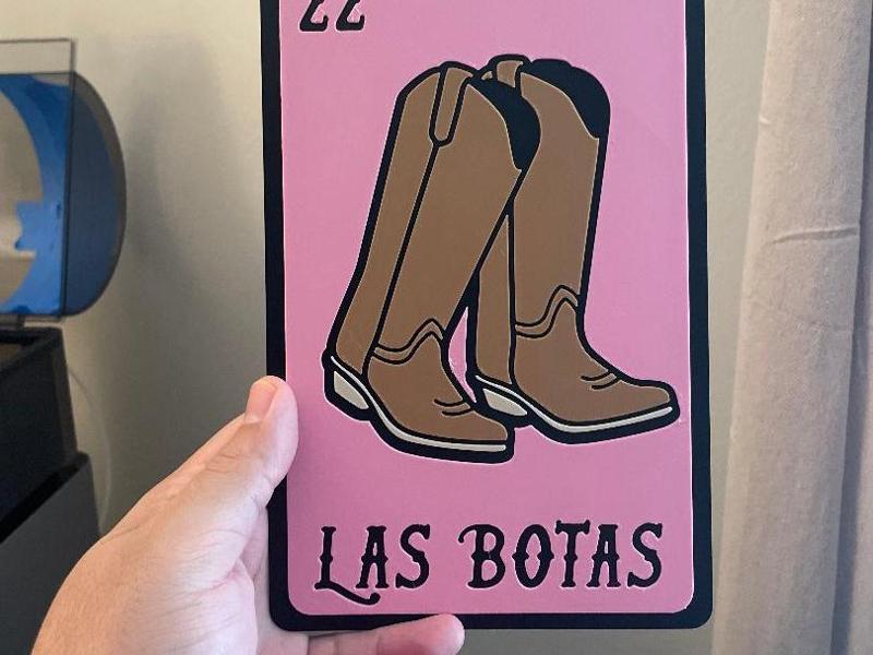 Lottery Boots card