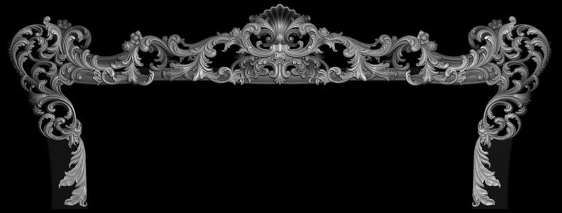 Classic Furniture  3D relief models