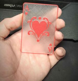 Ace of Hearts - Throwable Card