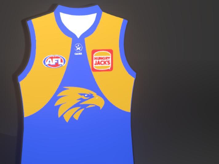 West Coast Eagles 2025 Jersey Lightbox!
