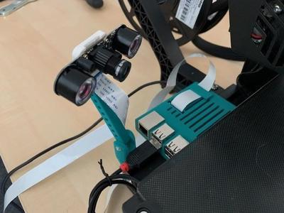 Creality CR6-SE Raspberry Pi Cam Mount
