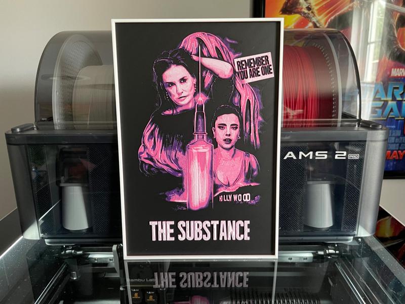 The Substance (2024) Hueforge Movie Poster