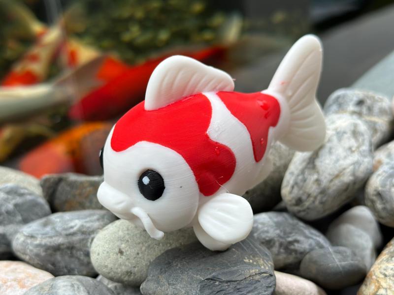Cute koi figure