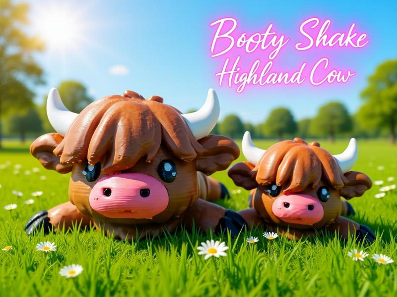 Highland Cow Flexi Articulated Fidget 