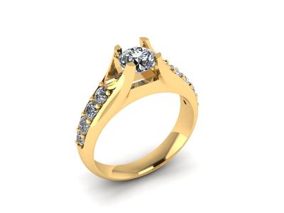 Wedding Ring Diamond gold new look