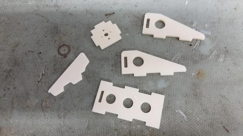 Flite Test FT Dart Firewall and Servo Horn