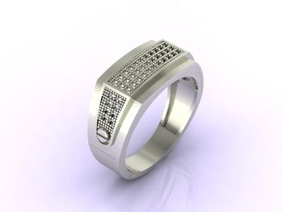 Gents Ring - Mens Ring STL READY FILES  Jewelry Rings For Men