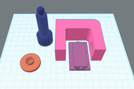 Full Dove Tail G-Clamp Template