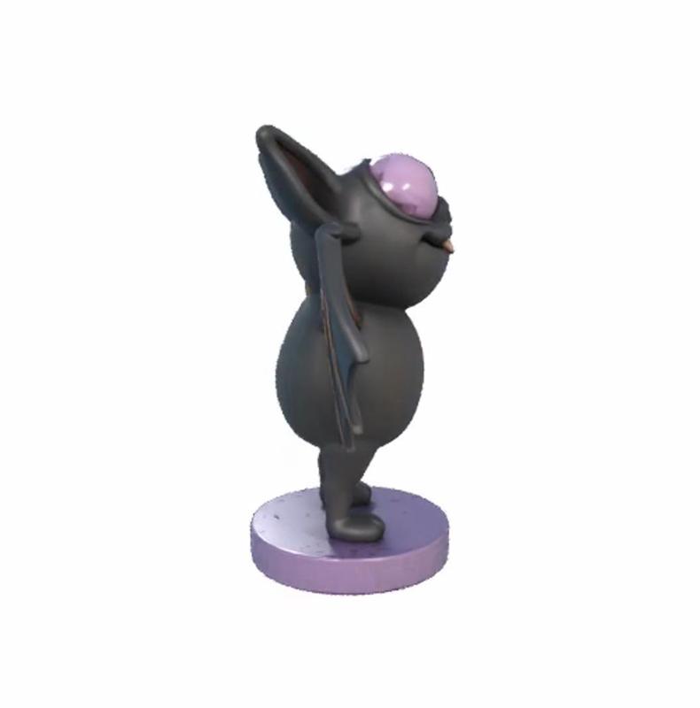 Googly Bat - 3D Printable Cartoon Bat Figurine