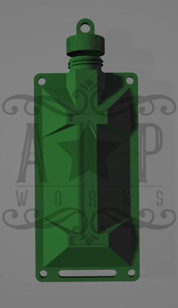 Futuristic water bottle.