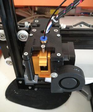 Support for MK8 Head with extuder for ANET A2