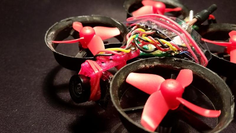 Tiny Whoop Ultra Light Camera Mount V2 (Low Rider)