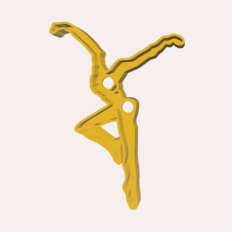 Fire Dancer Cookie Cutter