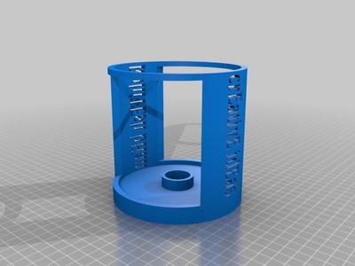 Curved Lithophane Stand For 2 Pictures