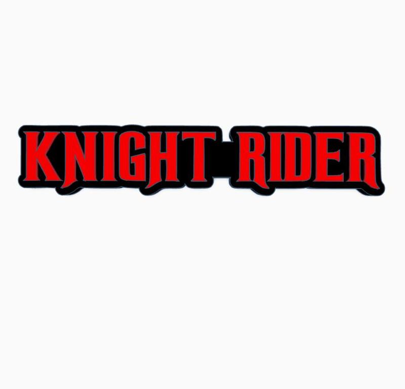 KNIGHT RIDER Logo Display by MANIACMANCAVE3D