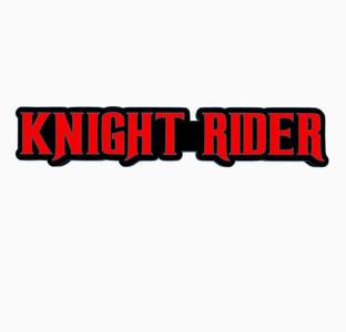KNIGHT RIDER Logo Display by MANIACMANCAVE3D