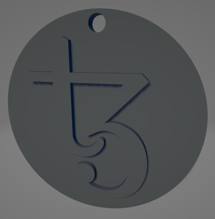 Tezos keychain - Llavero de Tezos